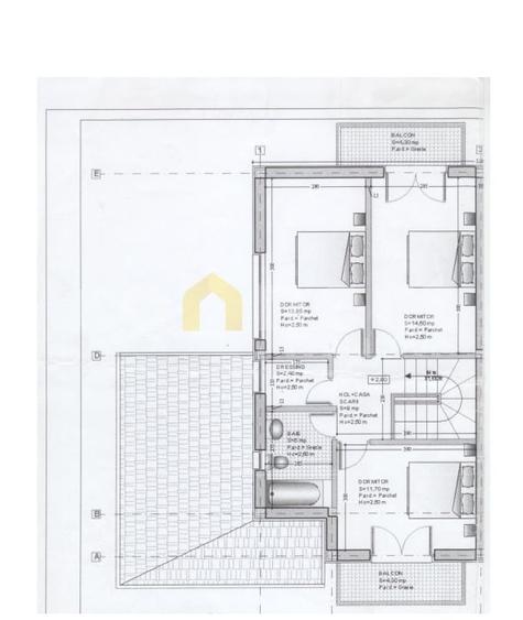 Duplex cu 5 camere cu Canalizare în Florești