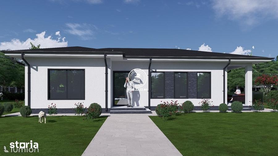 Casă cu 4 camere cu Teren 445 Mp în Tomești