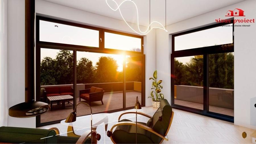 Penthouse unic in oras , 165 mp utilii plus 90 mp terasa cu panorama zona Dedeman la Soare - 4