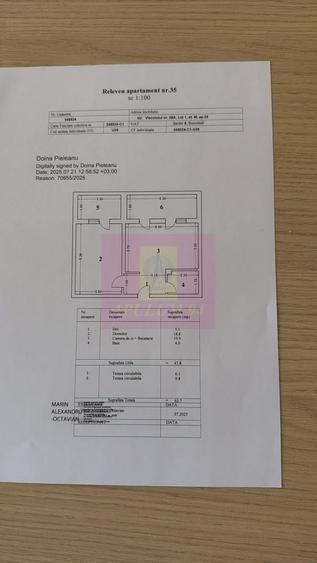 Apartament cu 2 camere decomandat, mobilat în Militari