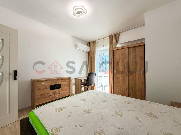 Apartament cu 2 camere semidecomandat, mobilat în Mănăștur
