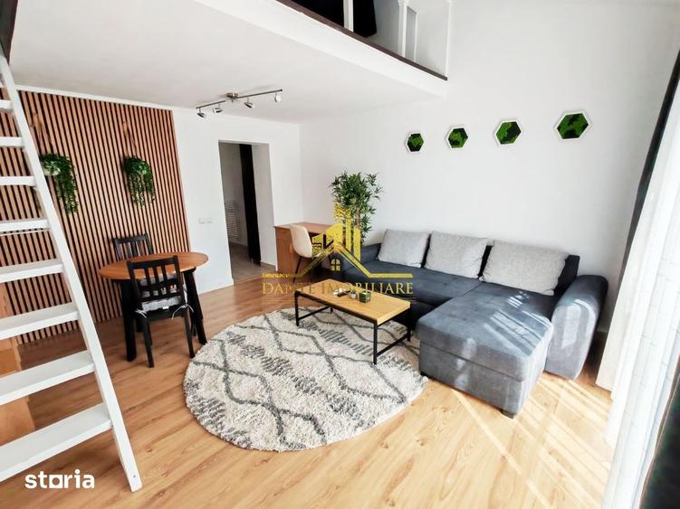 Apartament cu 2 camere semidecomandat, mobilat în Iris