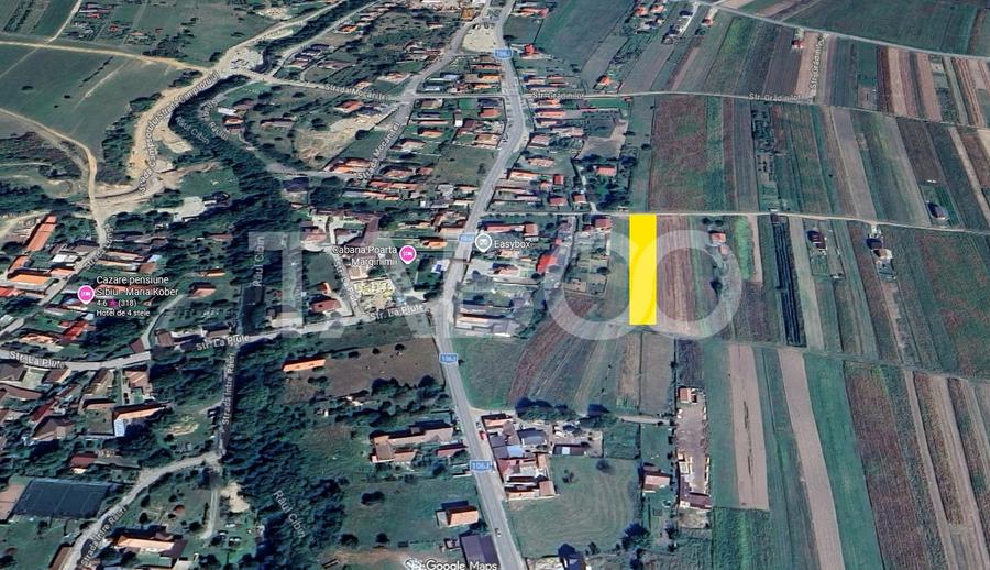Teren agricol extravilan de 2021 mp, în Gura Râului