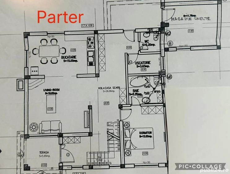 Casă cu 5 camere cu Teren 2300 Mp în Bila
