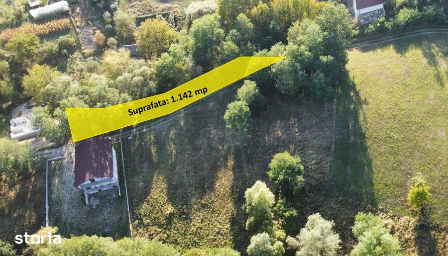 Teren de 1142 mp, în Vlădești