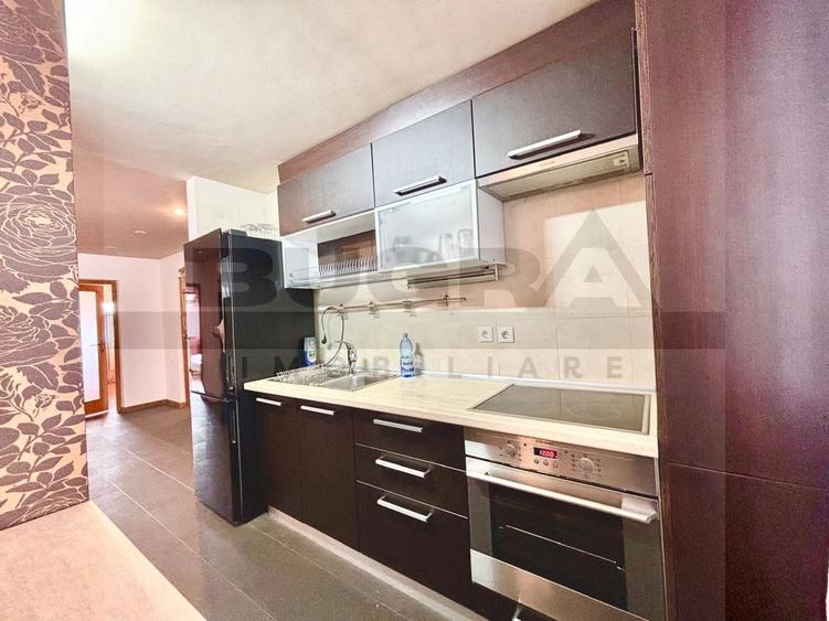 Apartament cu 3 camere semidecomandat, mobilat în Andrei Mureșanu