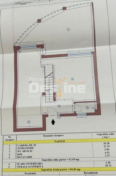 Casă individuală cu 6 camere cu Canalizare în Voluntari