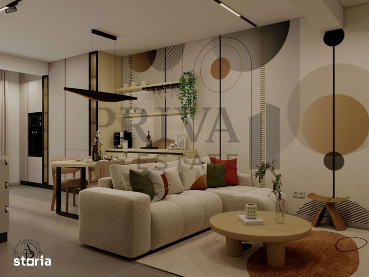 Apartament cu 2 camere, mobilat în Sud
