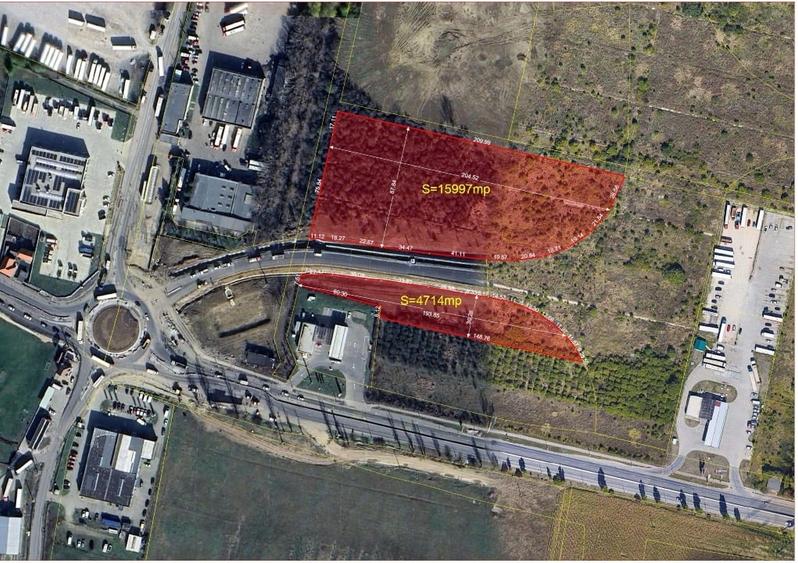 Teren Construcții intravilan de 15997 mp, în Aeroport