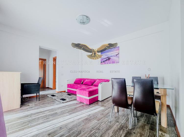 Apartament cu 2 camere semidecomandat, mobilat în Bună Ziua