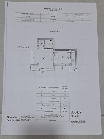 Apartament cu 2 camere în Bucium