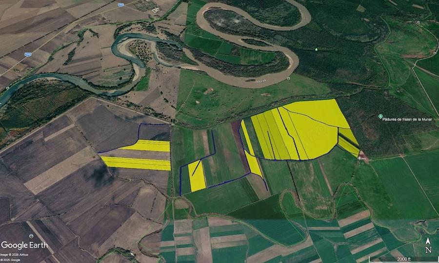 Teren de 1150000 mp, în Aradul Nou