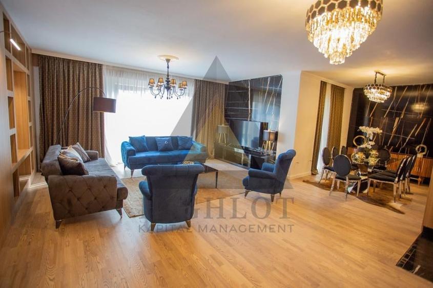 Apartament cu 4 camere decomandat, mobilat în Herăstrău