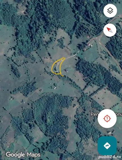 Teren de 3200 mp, în Dâmbovicioara