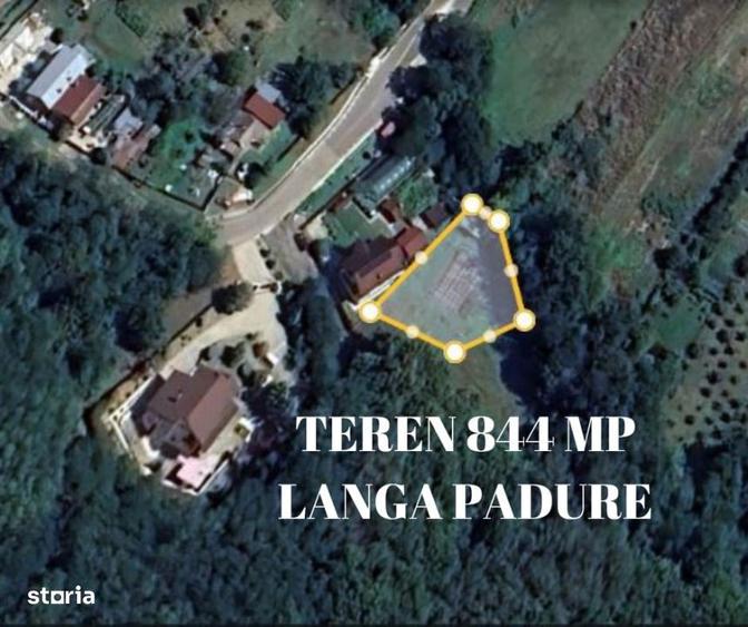 Teren de 844 mp, în Moșoaia