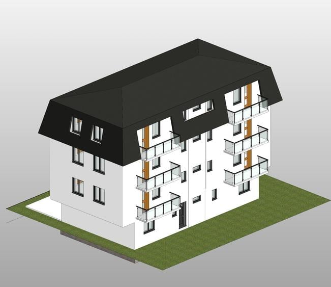 Bloc boutique modern | P+3 | Doar 3 apartamente pe etaj | Apartamente cu grădină - 2