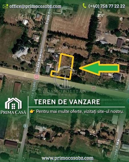 Teren Construcții intravilan de 1300 mp, în Călțuna