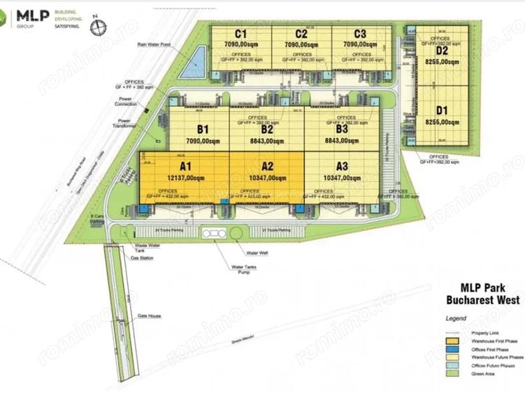 Spațiu comercial, de 2,000 mp, în Nord