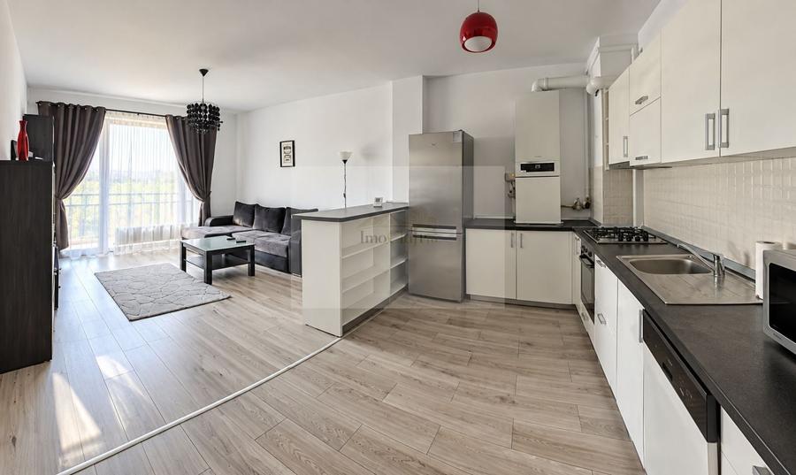 Apartament cu 2 camere semidecomandat, mobilat în Între Lacuri