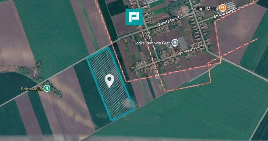 Teren agricol extravilan de 8600 mp, în Mailat