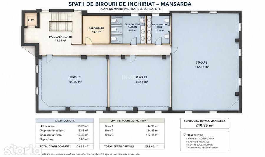 Spațiu comercial, de 30 mp, în Galata