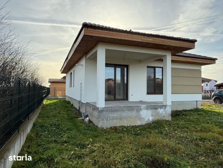 Casa finalizata stil mediteranean , 3 dormitoare, 100 mp utili Sat - 16