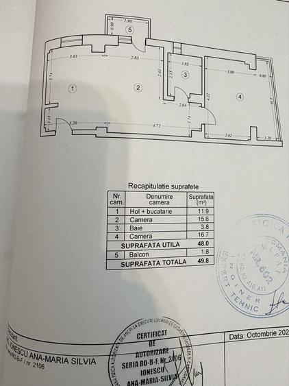 Apartament cu 2 camere decomandat în Sebastian