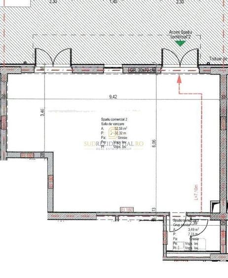 Spatiu comercial 54.97 mp, trafic pietonal intens, The Grand Kristal - 7