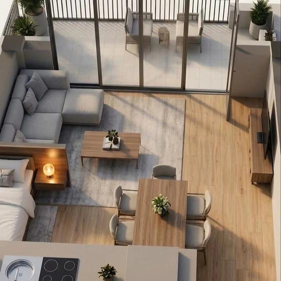Apartament cu 2 camere decomandat în Salca