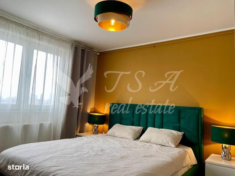 Apartament cu 2 camere, mobilat în Tei