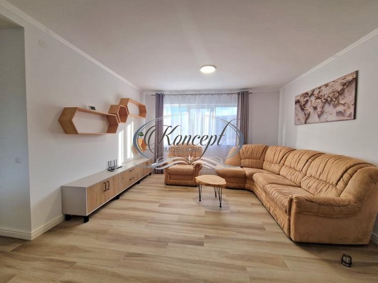 Apartament cu 4 camere semidecomandat, mobilat în Borhanci