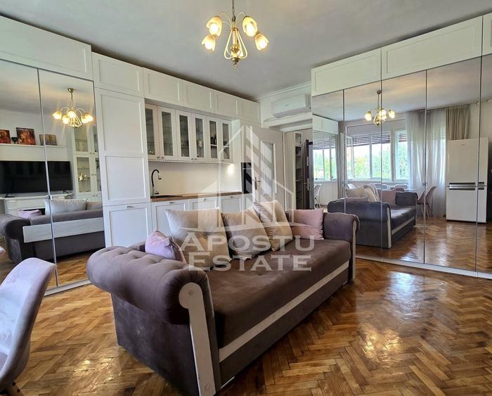 Apartament cu 1 camere nedecomandat, mobilat în Ultracentral