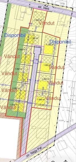 Teren de 1150 mp, în Exterior Vest