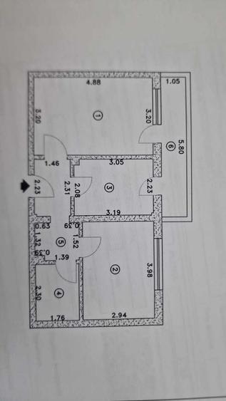 Apartament cu 2 camere decomandat în Nicolae Grigorescu