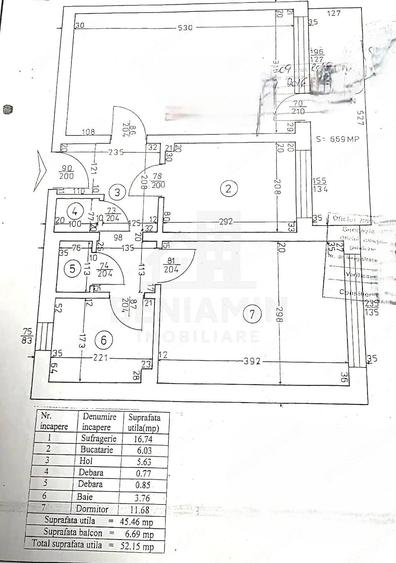 Apartament cu 2 camere decomandat în Brazda lui Novac