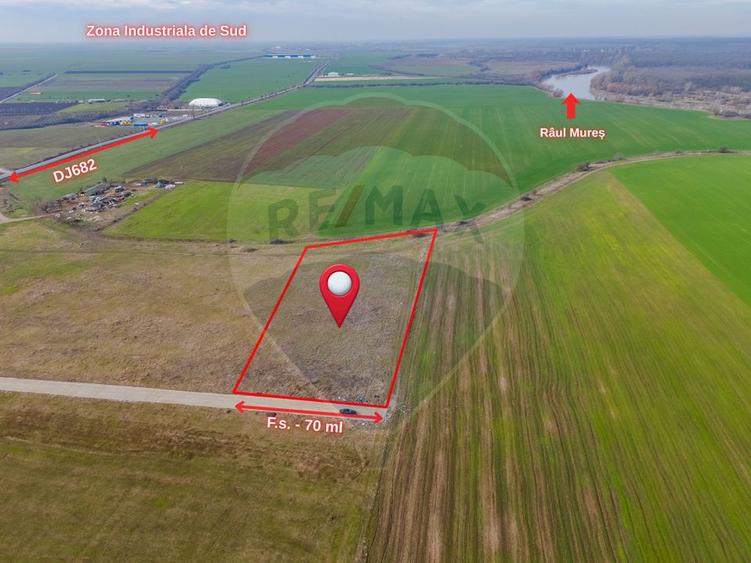 Teren Construcții intravilan de 10000 mp, în Sud