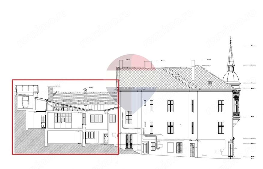 Casă cu 9 camere cu Teren 1048 Mp în Brașovul Vechi