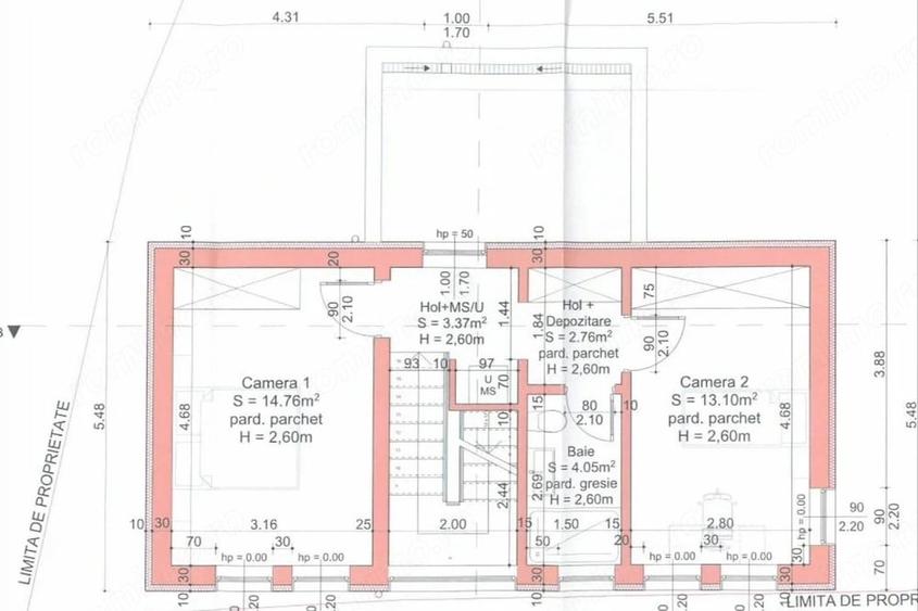Casă cu 3 camere cu Teren 315 Mp în Central