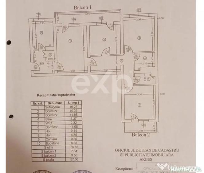 Apartament cu 4 camere decomandat în Craiovei