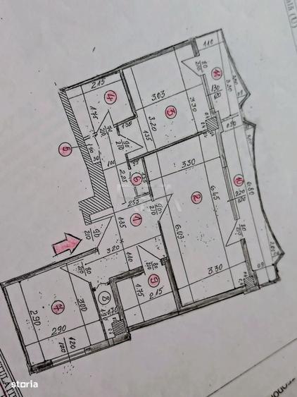2 camere, 14/14, bloc 1980, 71mp, anvelopat-Lujerului - 10