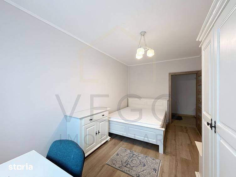 Apartament cu 3 camere, mobilat în Plopilor