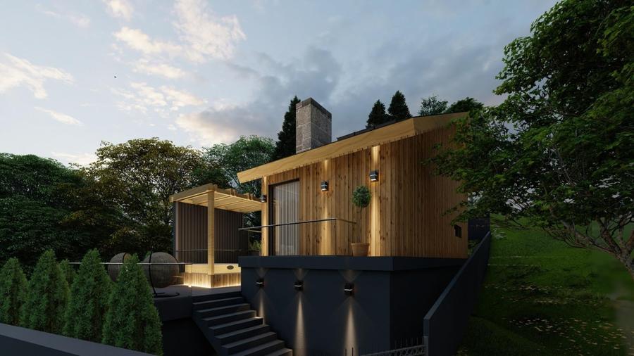 Casă individuală cu 3 camere cu Teren 227 Mp în Piatra Arsă