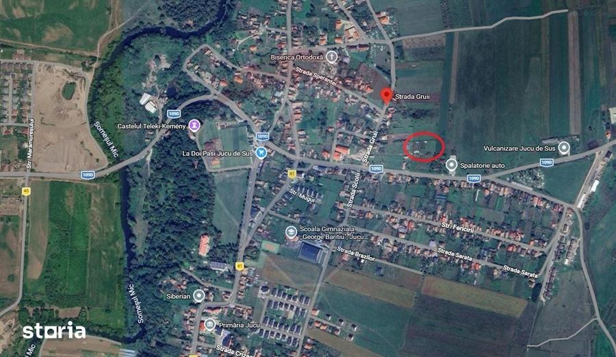 Teren de 2263 mp, în Jucu