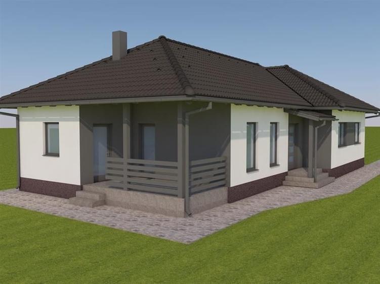 Casă individuală cu 4 camere cu Canalizare în Lăzarea