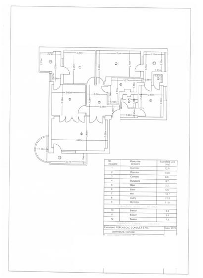 Apartament cu 4 camere decomandat în Popoveni