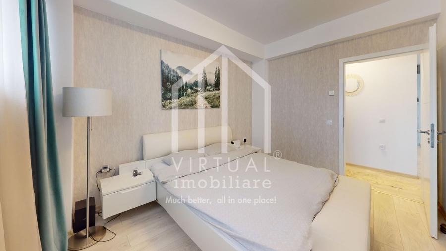 Apartament cu 3 camere decomandat, mobilat în Piața Cluj