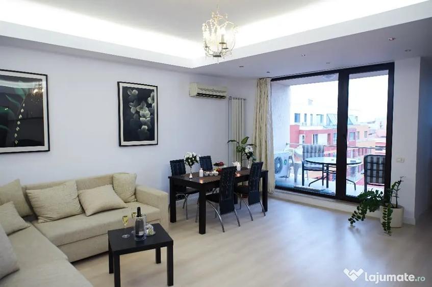 Apartament cu 2 camere semidecomandat, mobilat în Nord