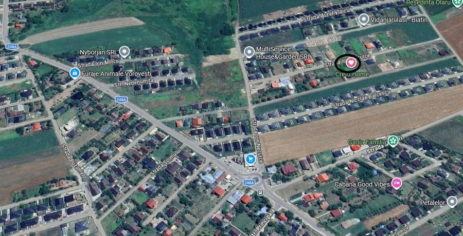 Teren Construcții intravilan de 500 mp, în Vorovești