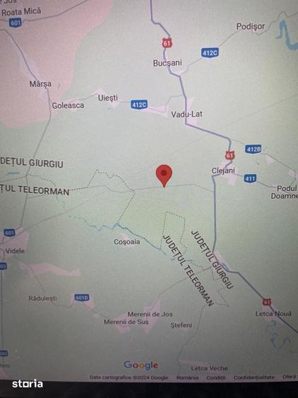 Teren de 1500000 mp, în Clejani