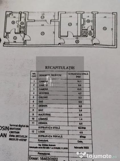 Apartament 3 camere, Brancoveanu/ Covasna, renovat, mobil... - 4